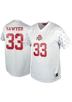 Jack Sawyer  Ohio State Buckeyes White Player Football Jersey