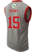 Seini Henry  Ohio State Buckeyes Grey NIL Basketball Jersey