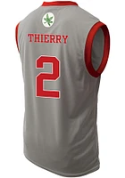 Taylor Thierry  Ohio State Buckeyes Grey NIL Basketball Jersey