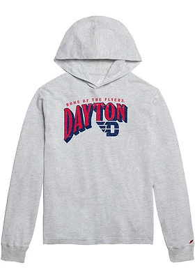 Dayton Flyers Mens Grey Welcome Home Long Sleeve Hoodie