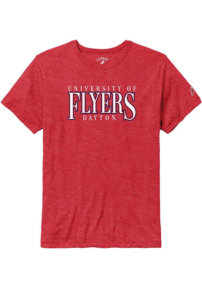 Dayton Flyers Red Part Time Flat Name Short Sleeve Fashion T Shirt