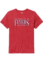 Dayton Flyers Red Part Time Flat Name Short Sleeve Fashion T Shirt