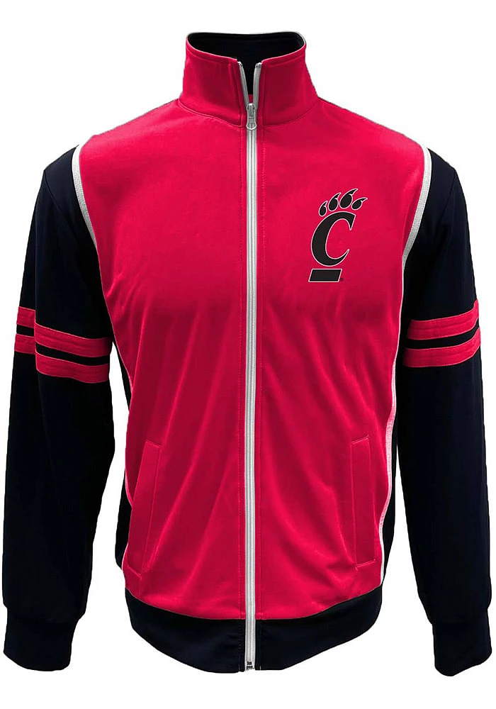 Wes and Willy Cincinnati Bearcats Mens Black Vault Tricot Track Jacket