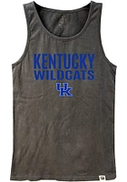 Wes and Willy Kentucky Wildcats Mens Black Pigment Dyed Short Sleeve Tank Top