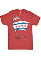 Chitown Clothing Chicago Red Flag Short Sleeve T Shirt