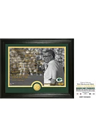 Green Bay Packers Vince Lombardi Bronze Coin 13x16 Picture Frame - Black