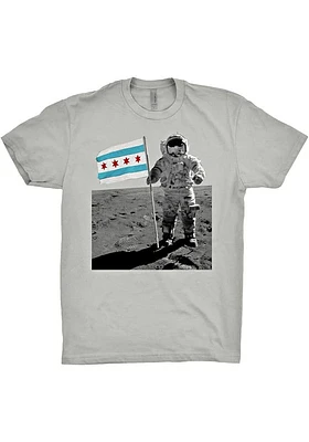 Chitown Clothing Chicago Grey Moon Man Short Sleeve T Shirt
