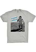 Chitown Clothing Chicago Grey Moon Man Short Sleeve T Shirt