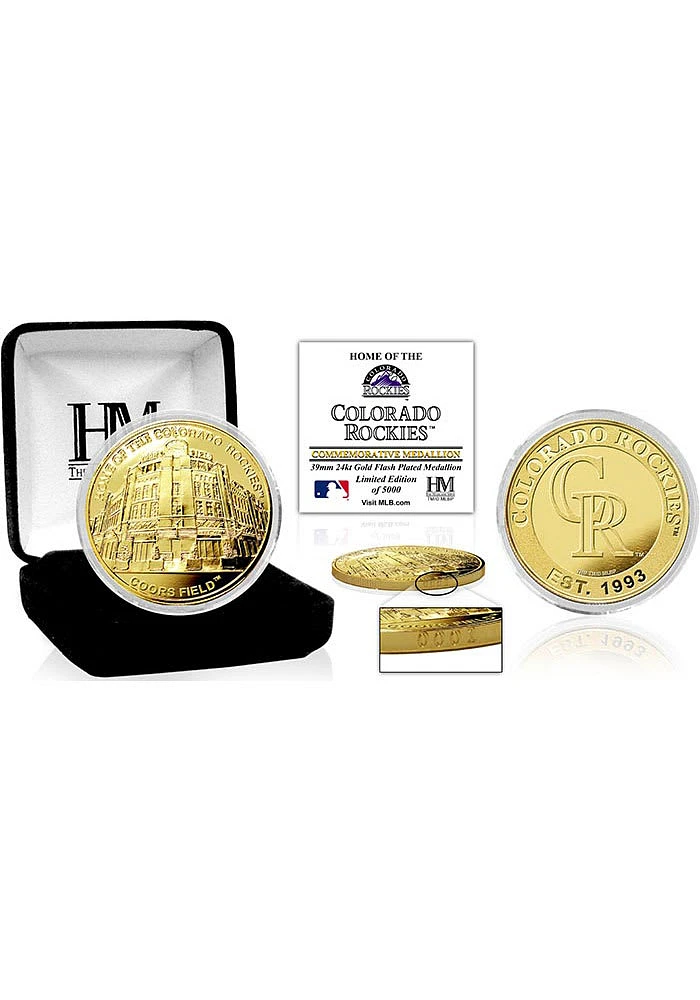 Colorado Rockies Stadium Gold Collectible Coin
