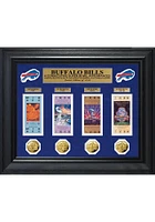 Buffalo Bills Super Bowl 4 Ticket Collection Plaque