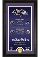 Baltimore Ravens Legacy Bronze Coin Photo Mint Plaque