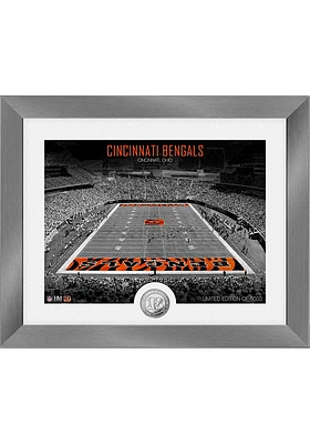 Cincinnati Bengals Art Deco Stadium Coin Photo Mint Plaque