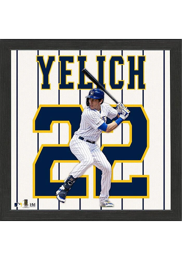 Milwaukee Brewers Impact Jersey Plaque