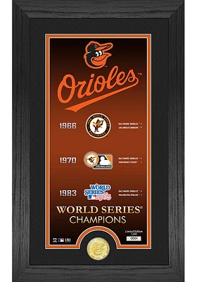 Baltimore Orioles Legacy Supreme Bronze Coin Photo Mint Plaque