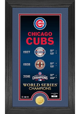 Chicago Cubs Legacy Supreme Bronze Coin Photo Mint Plaque