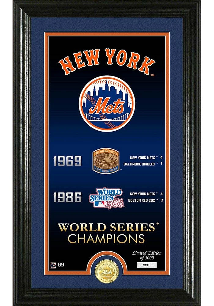 New York Mets Legacy Supreme Bronze Coin Photo Mint Plaque