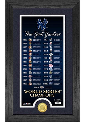 New York Yankees Legacy Supreme Bronze Coin Photo Mint Plaque