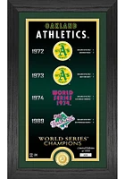 Oakland Athletics Legacy Supreme Bronze Coin Photo Mint Plaque