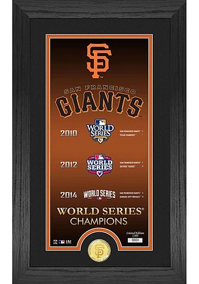 San Francisco Giants Legacy Supreme Bronze Coin Photo Mint Plaque