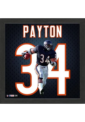 Chicago Bears Walter Payton Impact Jersey Picture Frame - Blue