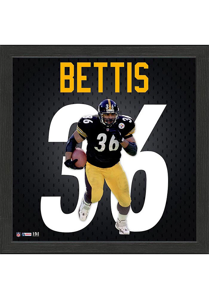 Pittsburgh Steelers Jerome Bettis Impact Jersey Picture Frame - Black