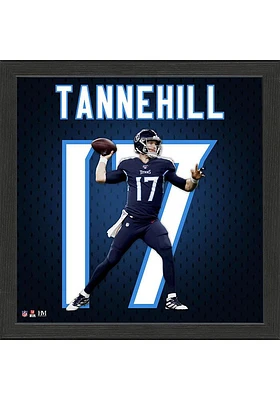 Tennessee Titans Ryan Tannehill Impact Jersey Picture Frame - Navy Blue