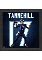 Tennessee Titans Ryan Tannehill Impact Jersey Picture Frame - Navy Blue