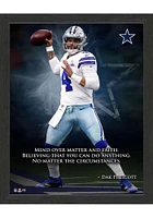 Dallas Cowboys Dak Prescott Inspiration Picture Frame - Blue