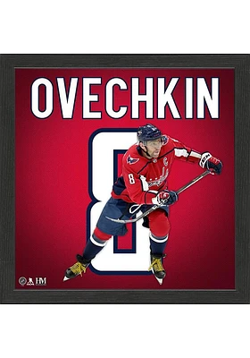 Edmonton Oilers Alex Ovechkin Impact Jersey Picture Frame - Black