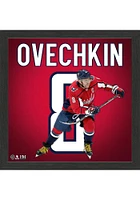 Edmonton Oilers Alex Ovechkin Impact Jersey Picture Frame - Black