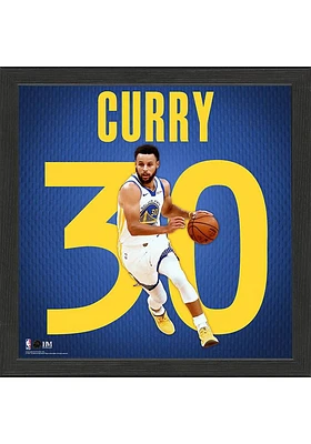 Golden State Warriors Stephen Curry Impact Jersey Picture Frame - Black