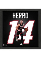 Miami Heat Tyler Herro Impact Jersey Picture Frame - Black