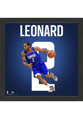 Los Angeles Clippers Kawhi Leonard Impact Jersey Picture Frame - Black