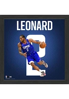 Los Angeles Clippers Kawhi Leonard Impact Jersey Picture Frame - Black