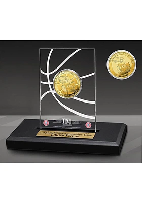 Kansas Jayhawks Basketball 5-Time National Champions Acrylic¬†Display Gold Collectible Coin