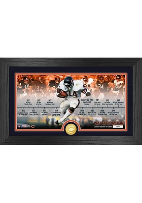 Walter Payton Chicago Bears Career Timeline Photo Pano Plaque