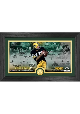 Green Bay Packers Bart Starr Career Timeline Photo Pano Plaque