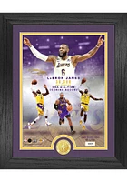 Los Angeles Lakers Lebron James All-Time Scoring Record Legend Picture Frame - Purple
