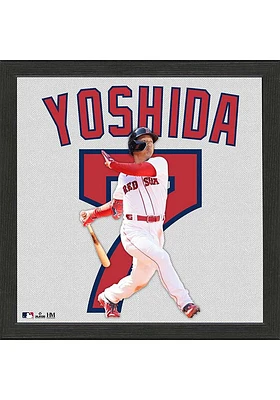 Boston Red Sox Yoshida Impact Jersey Picture Frame - White