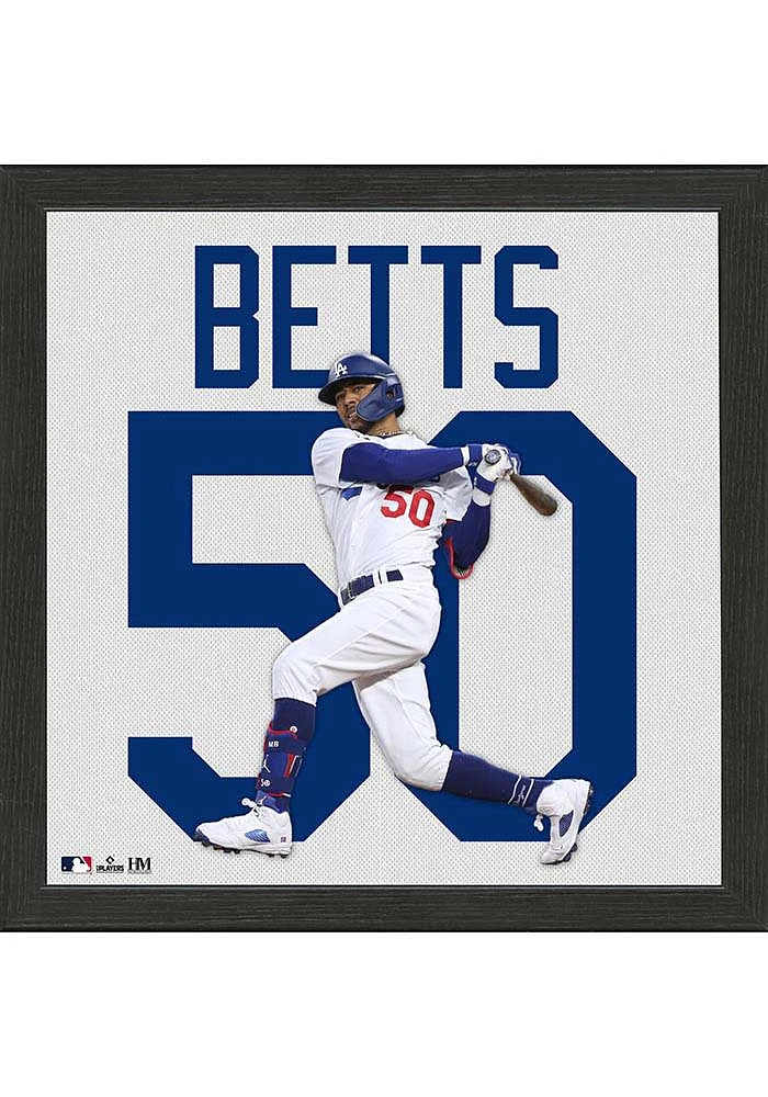 Los Angeles Dodgers Betts Impact Jersey Picture Frame - White