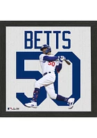 Los Angeles Dodgers Betts Impact Jersey Picture Frame - White