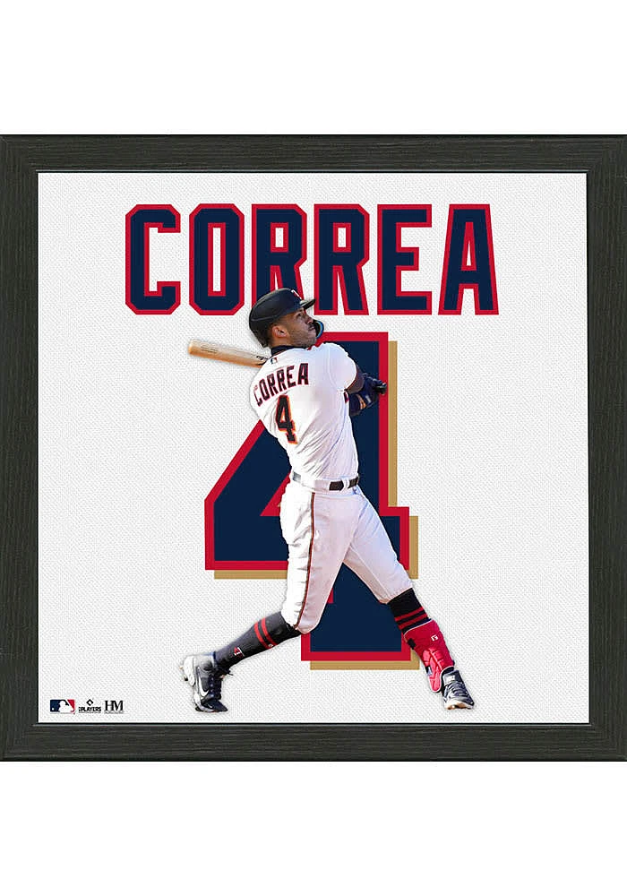 Minnesota Twins Impact Jersey Picture Frame - White