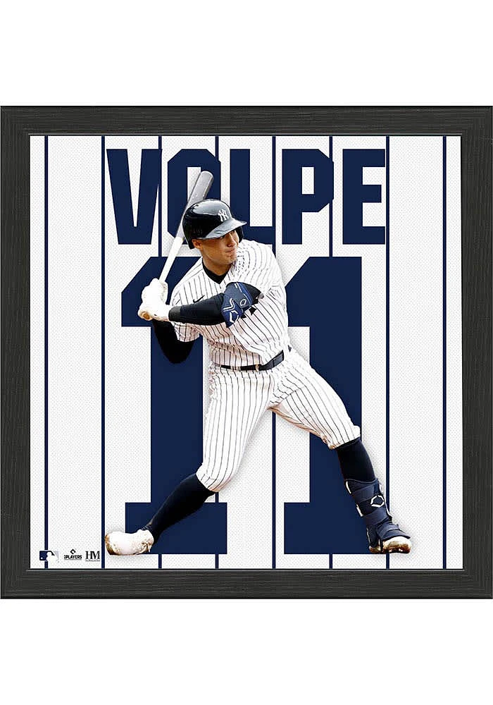 New York Yankees Volpe Impact Jersey Picture Frame - White