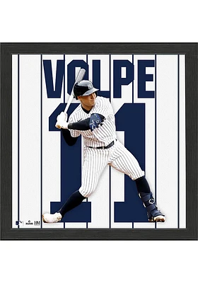 New York Yankees Volpe Impact Jersey Picture Frame - White