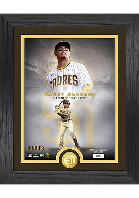 Manny Machado San Diego Padres Legend Photo and Bronze Coin Plaque
