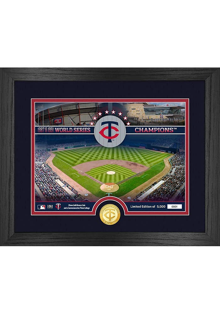 Minnesota Twins Stadium Photo and Coin Plaque