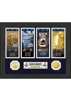 Denver Nuggets 2023 NBA Finals Champions Ticket Plaque