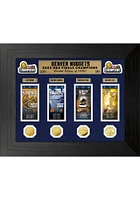 Denver Nuggets 2023 NBA Finals Champions Deluxe Ticket Plaque
