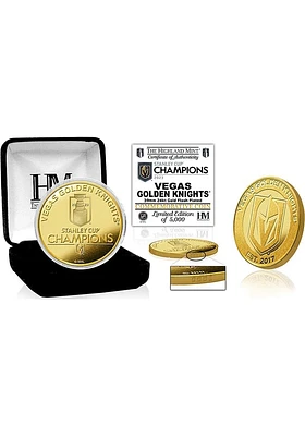 Vegas Golden Knights 2023 Stanley Cup Champs Gold Collectible Coin