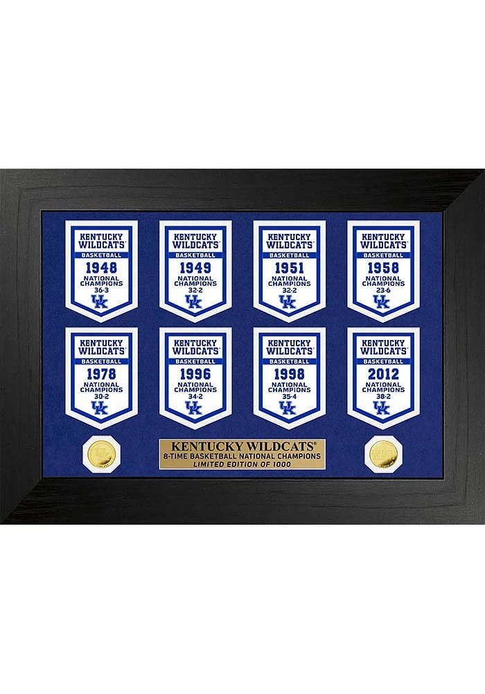 Kentucky Wildcats 19x26 Deluxe National Champions Banner Collection Plaque